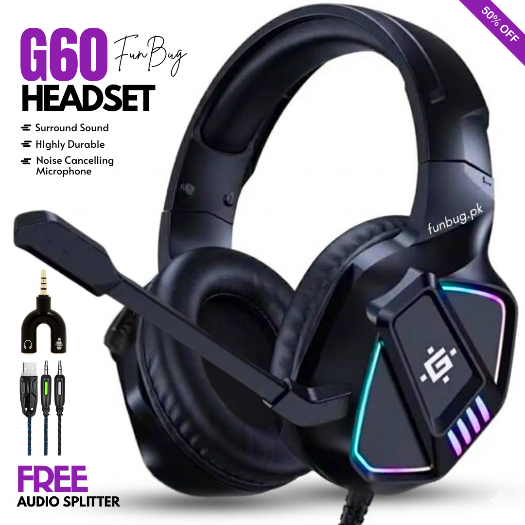 Defender G60 Wired Rgb Gaming Headset