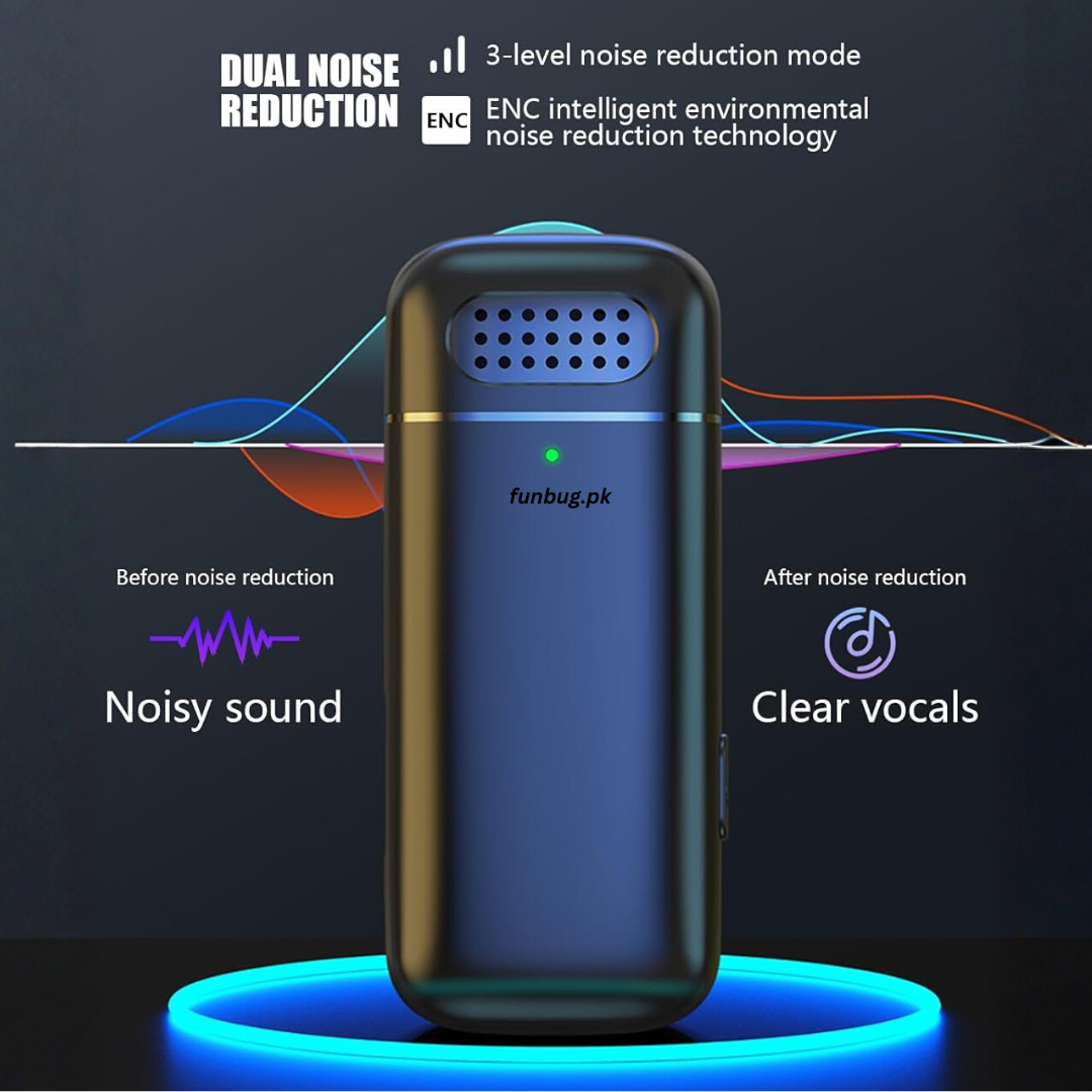 WM13 Dual Wireless Mic - Digital Charging Case