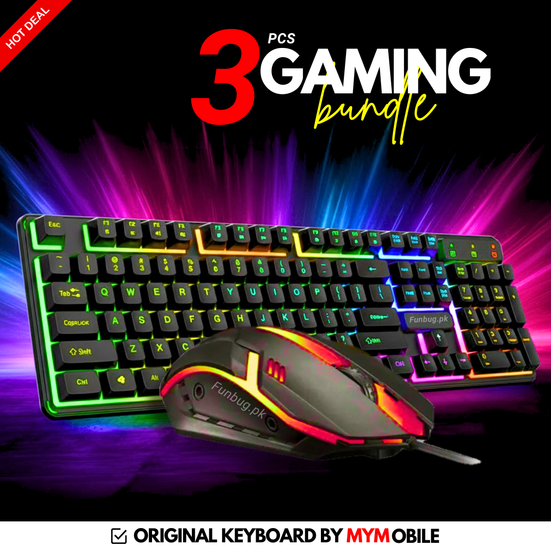 3in1 Gaming Keyboard & Mouse Combo + MousePad