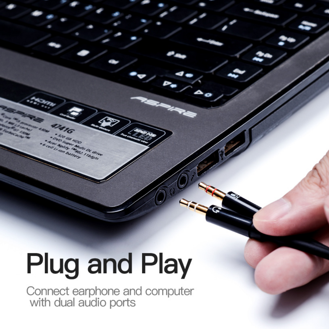 3.5mm Audio Splitter | Connector for Headsets