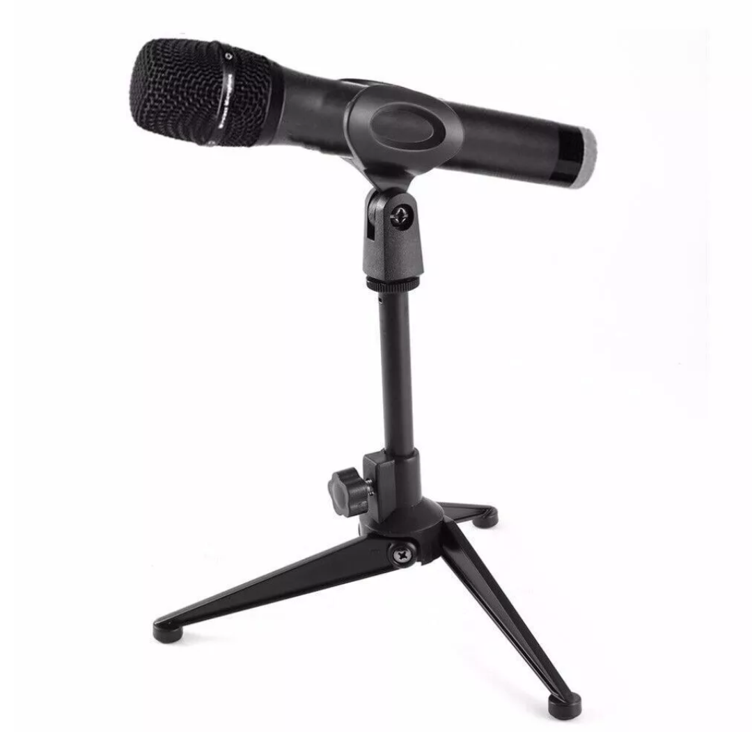 Desktop Mic Stand Tripod - Metallic