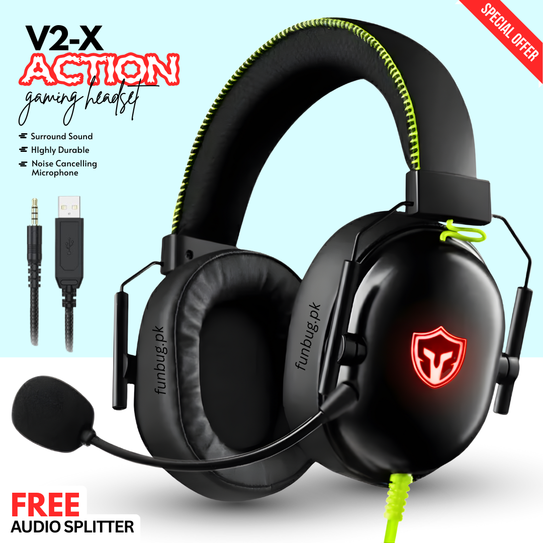 V2X Gaming Headset with Noise Reducing Mic