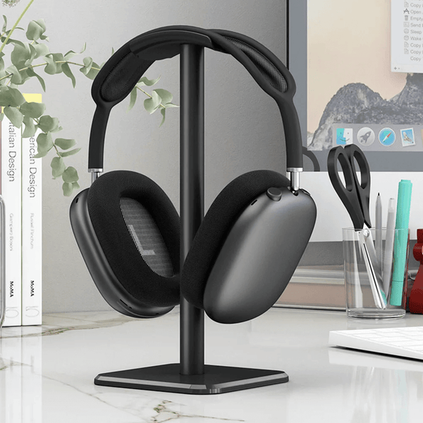 Universal Headphone Stand – Aluminium, Anti-Slip, Black / White