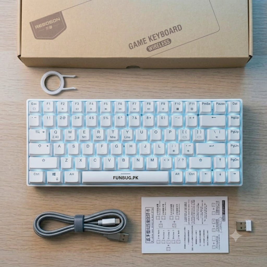 WL84 Tri-Mode Wireless Mechanical Gaming Keyboard