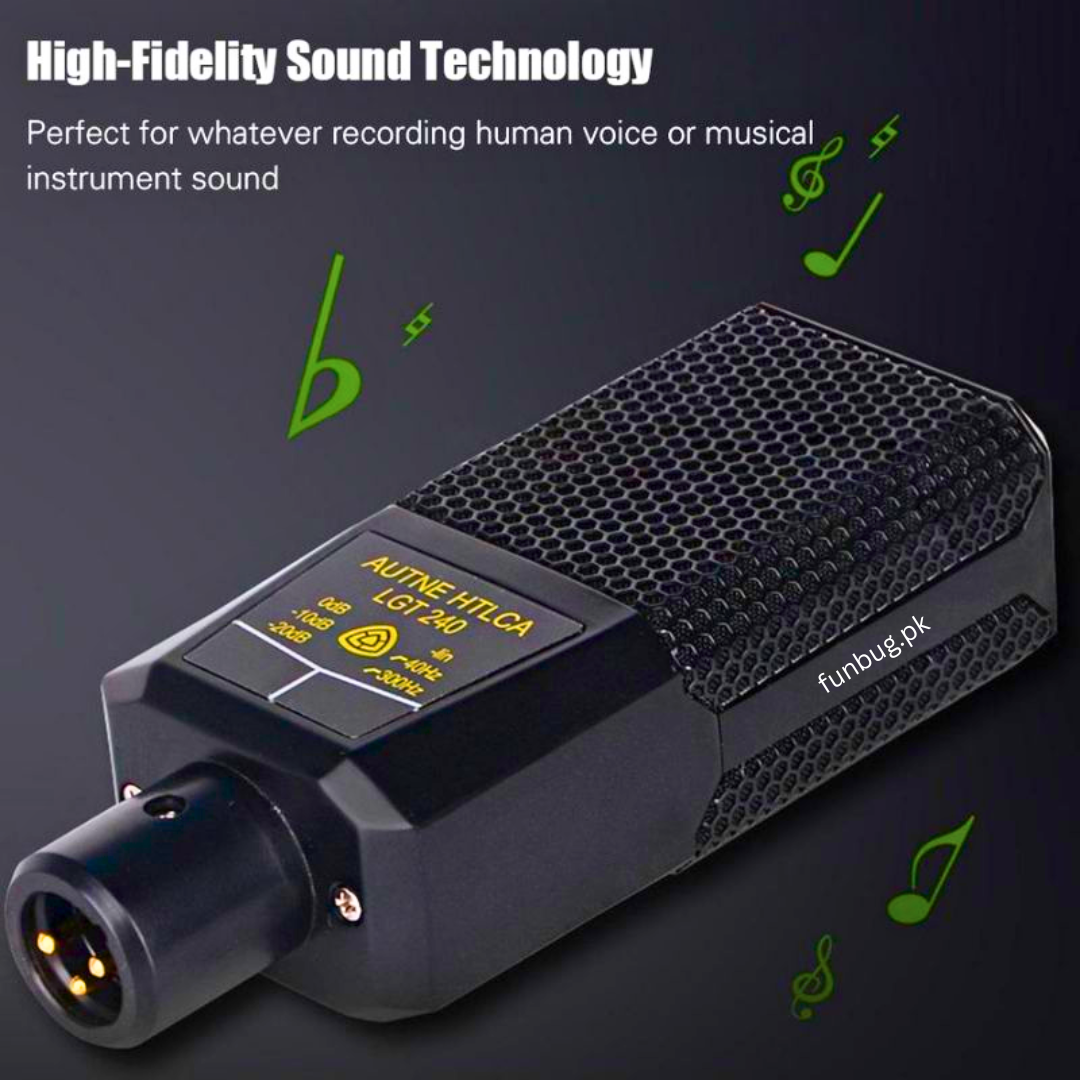 LGT240 Condenser Mic – Studio Recording Podcast