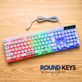 DKWR Retro Gaming Keyboard & Mouse Combo