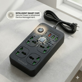 2500W Power Socket Extension with USB & Type-C Ports