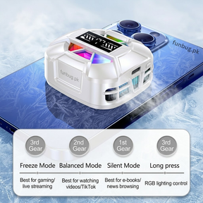 TL26 Magnetic & Clip Mobile Phone Cooler | Digital Display