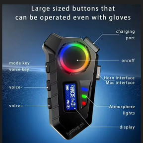 Bluetooth Intercom Headset Device for Helmets