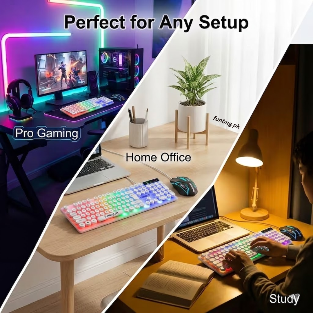 4in1 Keyboard, Mouse, Headset, Mousepad Combo