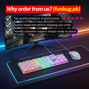 4in1 Keyboard, Mouse, Headset, Mousepad Combo