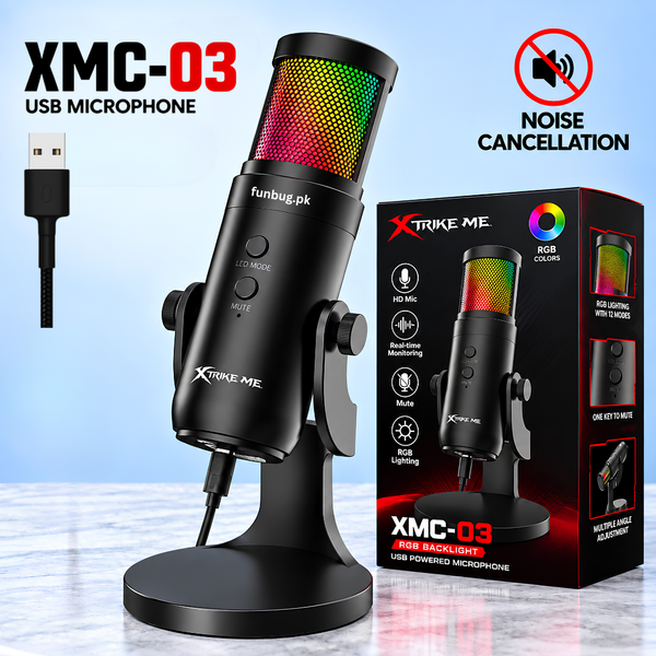 XMC03 USB RGB Gaming Microphone