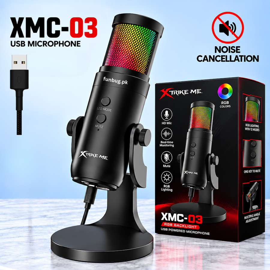 XMC03 USB RGB Gaming Microphone