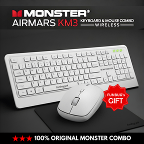Monster KM3 Wireless Keyboard Mouse Combo