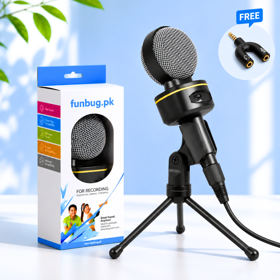 FunBug SF930 Budget Condenser Microphone with Stand
