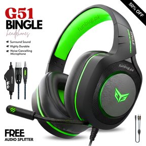 Professional Wired Gaming Headphones - Bingle G51