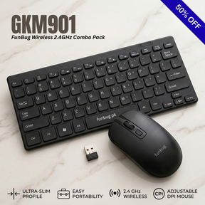 Mini Wireless Keyboard & Mouse Combo - GKM901