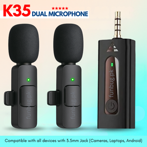 FunBug Wireless Lavalier Microphone Series