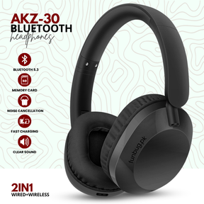 AKZ30 Wireless Bluetooth Dual Mode Headphones