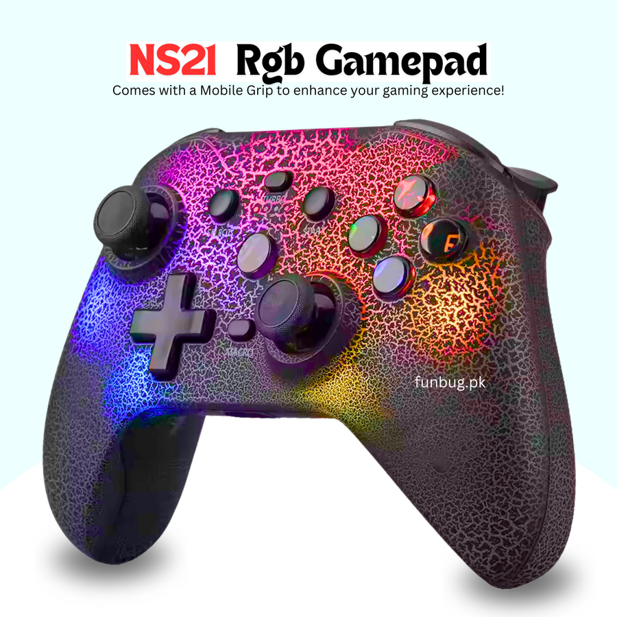 NS21 Universal Gaming Controller - Rgb Lighting – FunBug gaming controller in Pakistan