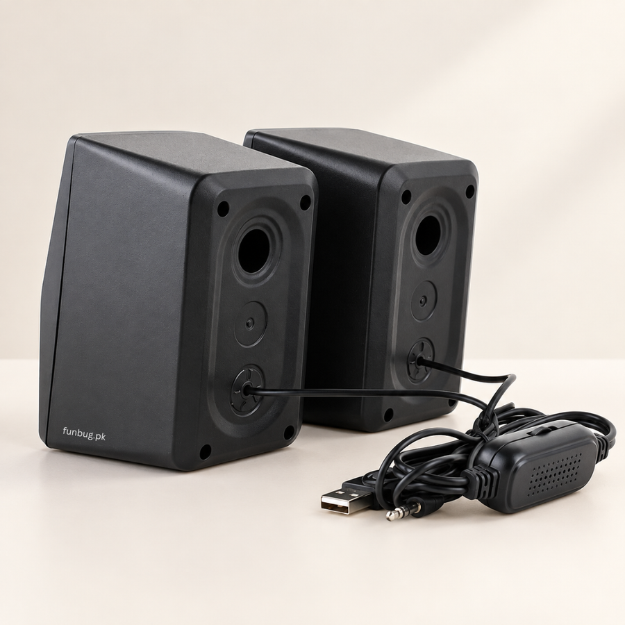 Kisonli L1020 RGB Computer Speakers for PC, Laptop & TV – 6W