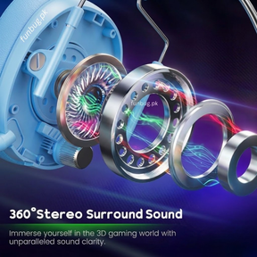 XOX T9 Skyblue Gaming Rgb Headphones