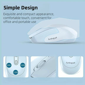 FBM01 Rechargeable Wireless Mouse – Bluetooth & 2.4G