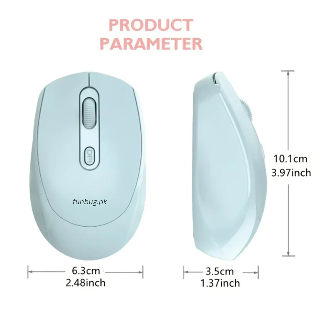 FBM01 Rechargeable Wireless Mouse – Bluetooth & 2.4G