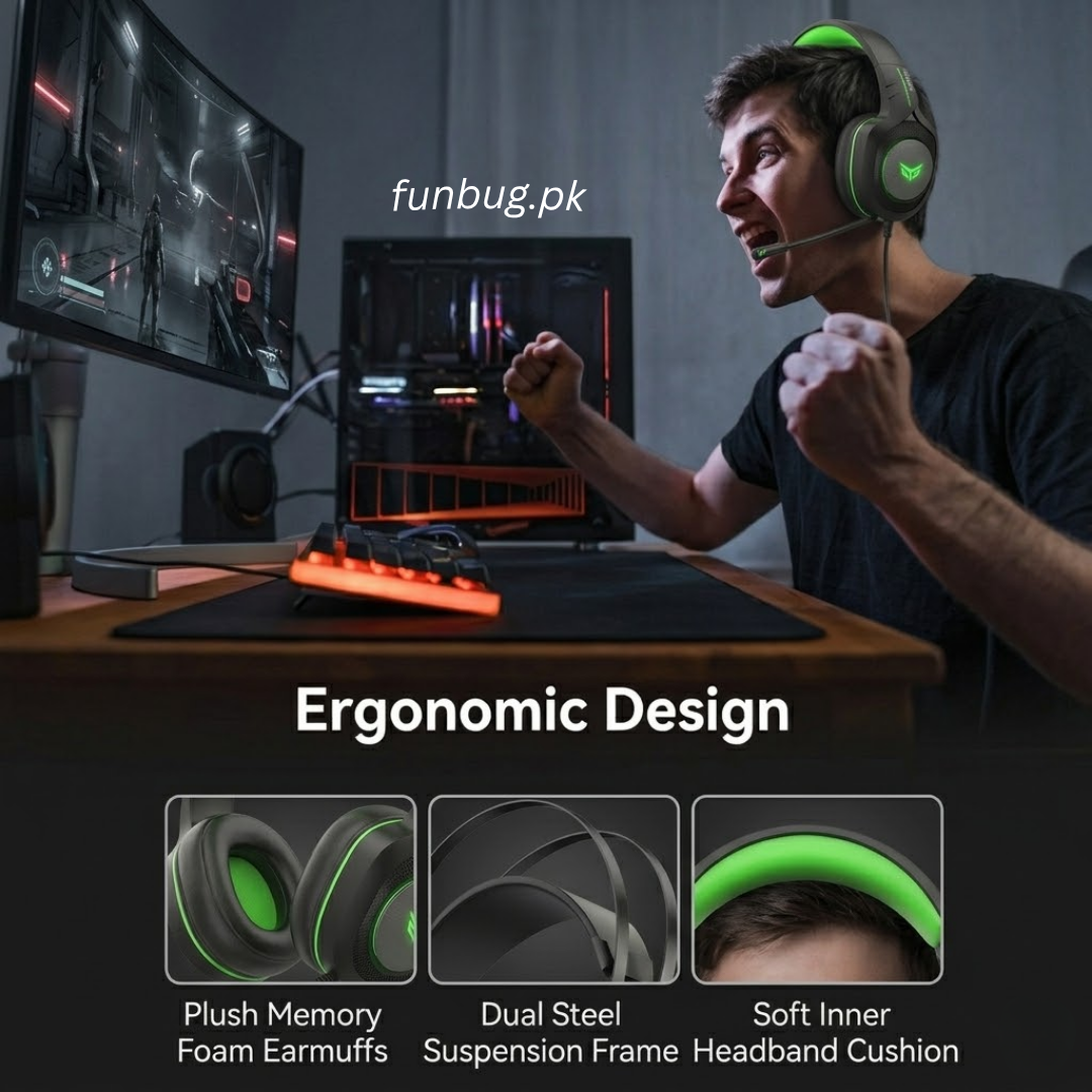 Professional Wired Gaming Headphones - Bingle G51