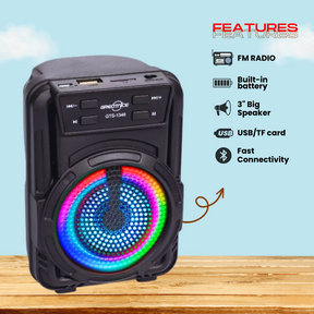 Wireless Bluetooth Speaker Rgb - SD Card, FM Radio, USB