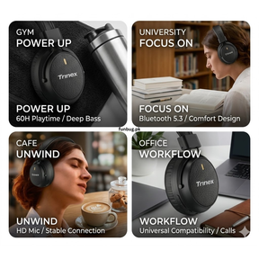 Trinex Vibe One Wireless Bluetooth Headphones