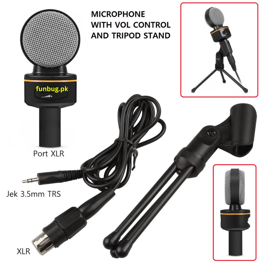 FunBug SF930 Budget Condenser Microphone with Stand