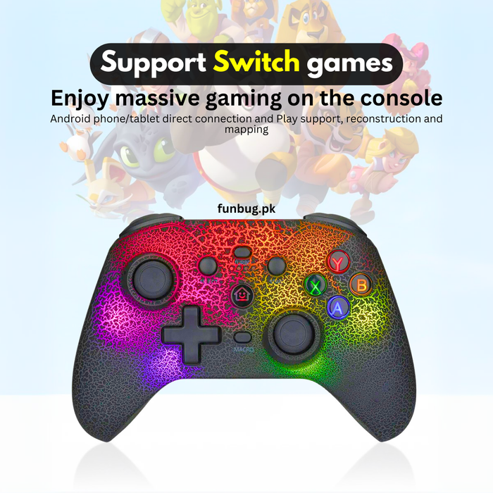NS21 Universal Gaming Controller - Rgb Lighting – FunBug gaming controller in Pakistan