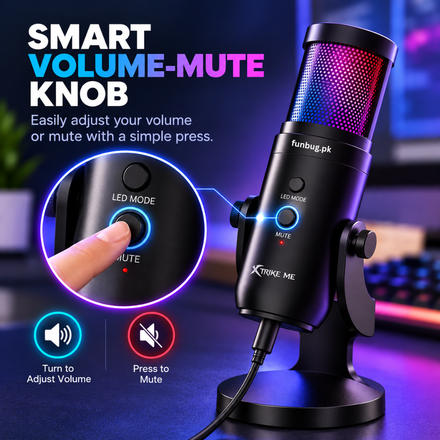 XMC03 USB RGB Gaming Microphone