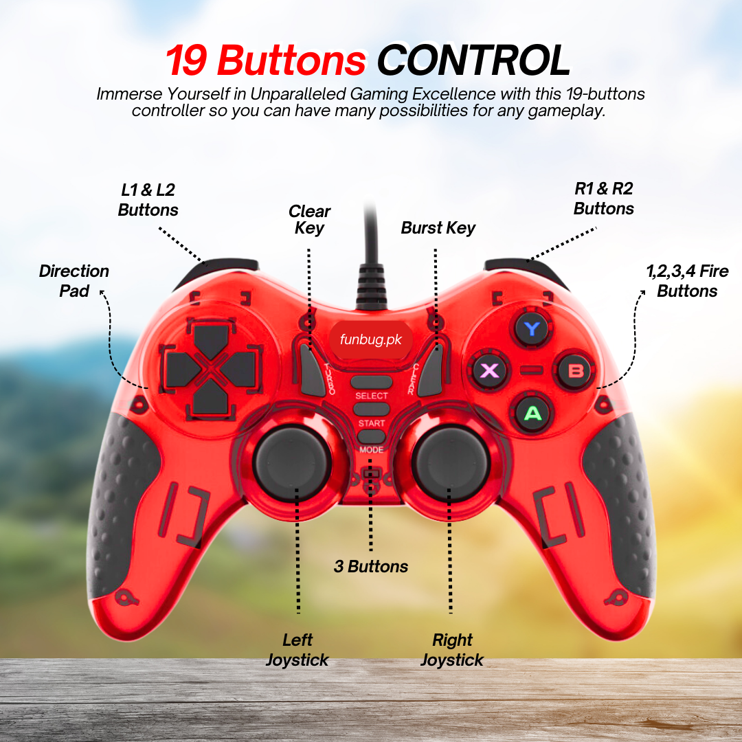 Wired Gaming Controller