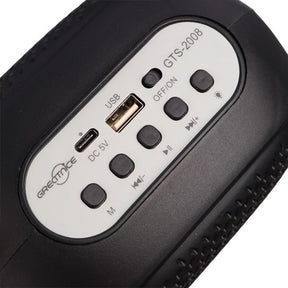 4" Bluetooth Speaker with FREE Wireless Microphone