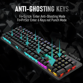 HP GK100F Rgb Mechanical Gaming Keyboard