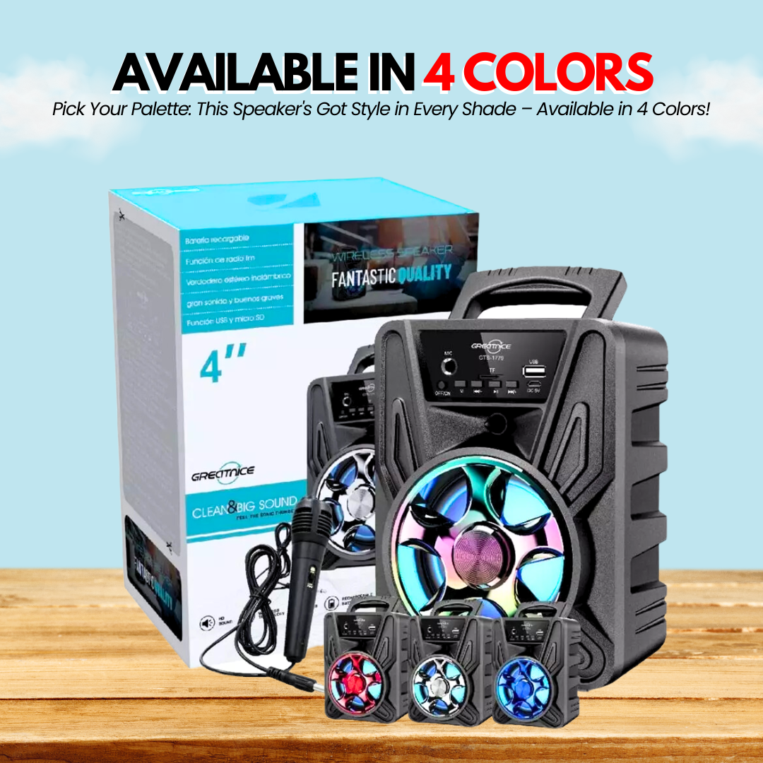 Bluetooth Speaker with Mic – FunBug