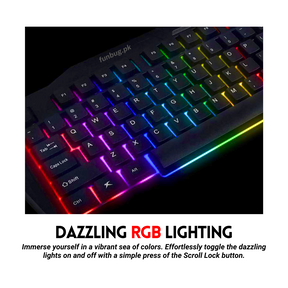 4in1 Deltaco Gaming Combo Set for PC/Laptop