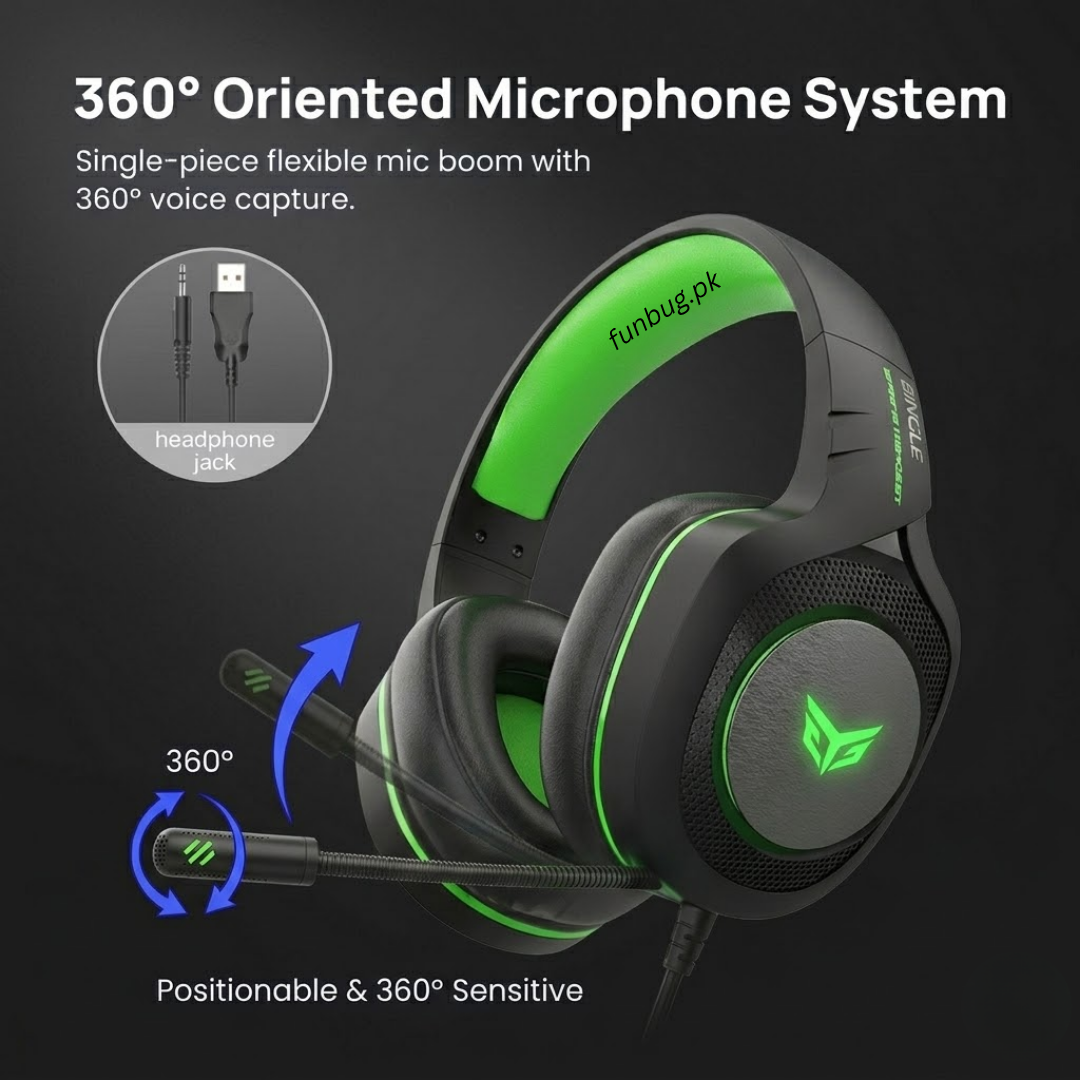 Professional Wired Gaming Headphones - Bingle G51