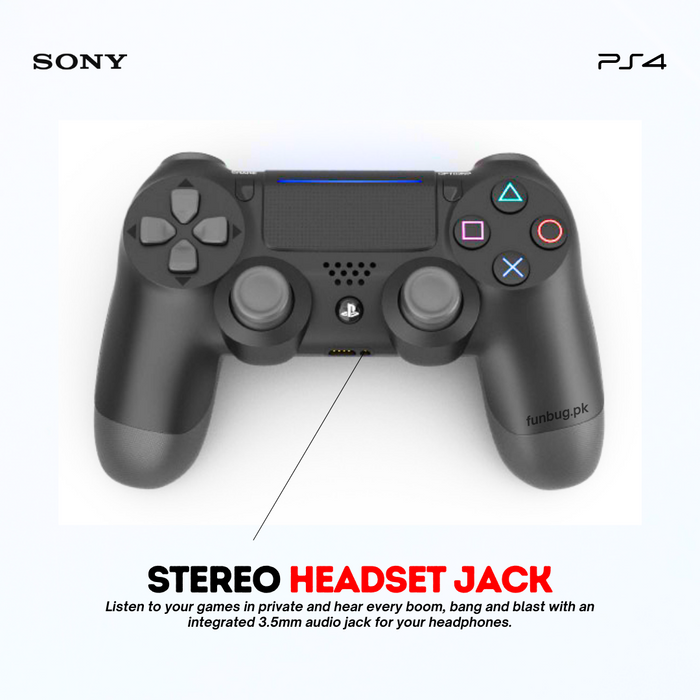Sony DualShock4 PS4 Controller - Black – FunBug gaming controller in Pakistan
