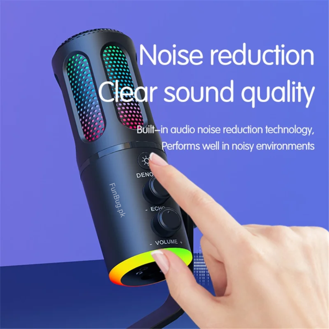 SU8 Professional USB Desktop Rgb Microphone