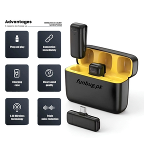 WM13 Dual Wireless Mic - Digital Charging Case