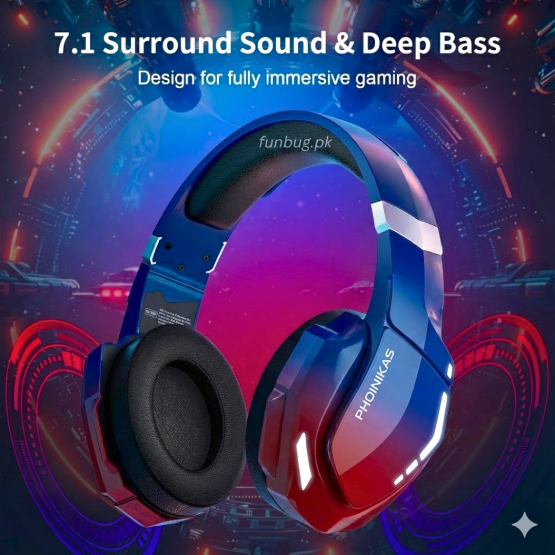 Phoinikas Q8S Gaming Headset - 7.1 Surround Sound