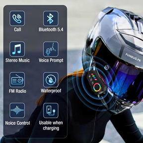 K06 Bluetooth Helmet Headset | Wireless Intercom