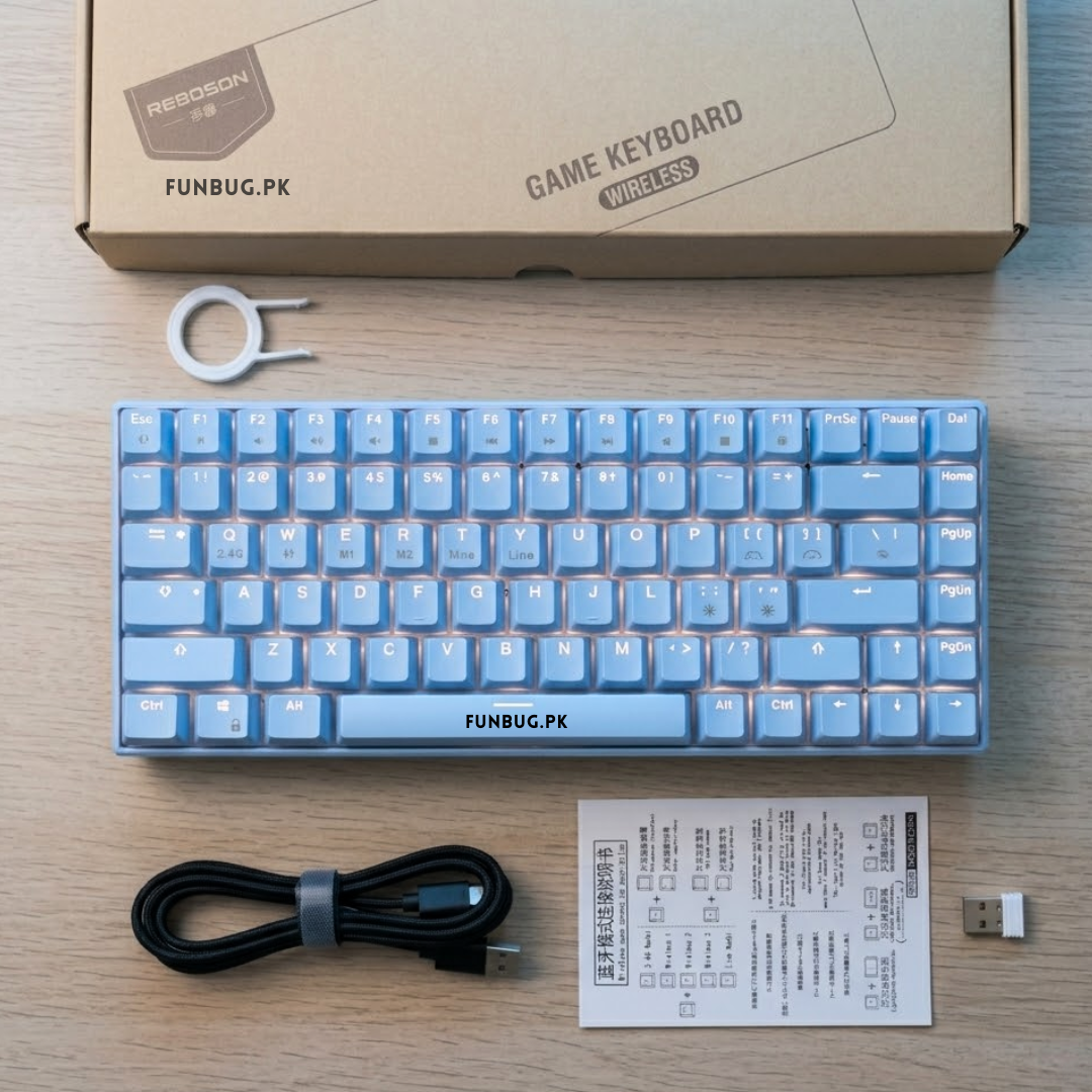 WL84 Tri-Mode Wireless Mechanical Gaming Keyboard
