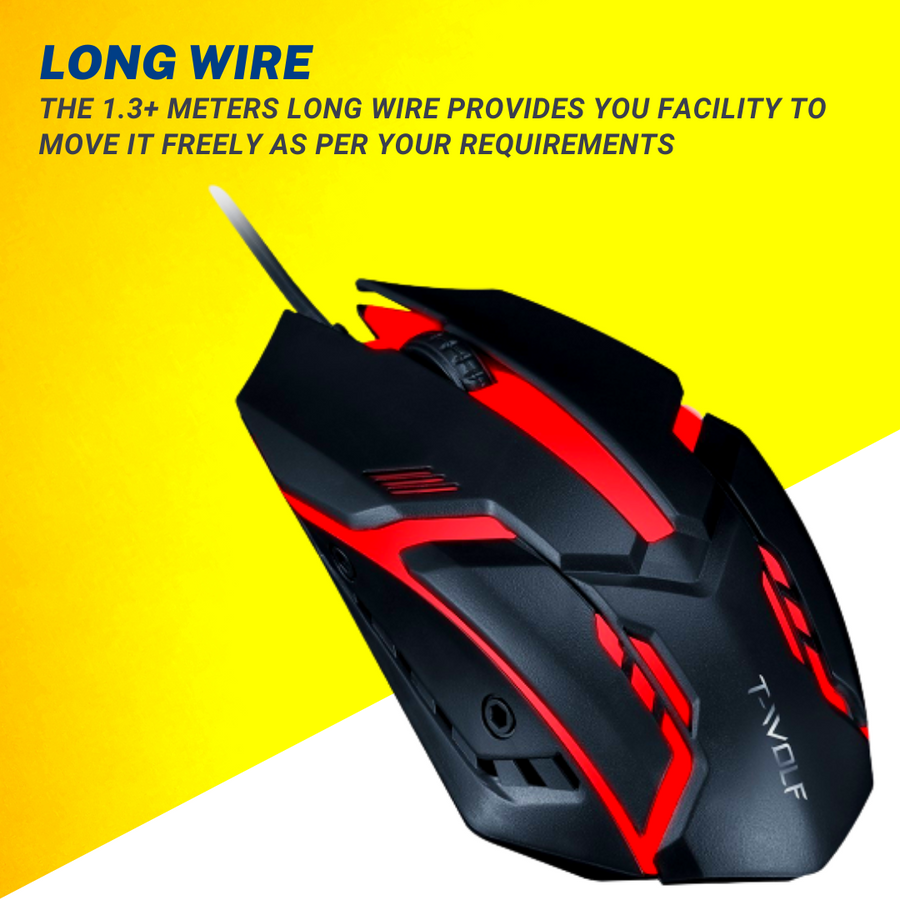 Wired Rgb Mouse - Black & White - 7 Light – FunBug gaming mouse in Pakistan