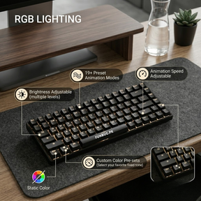 WL84 Tri-Mode Wireless Mechanical Gaming Keyboard