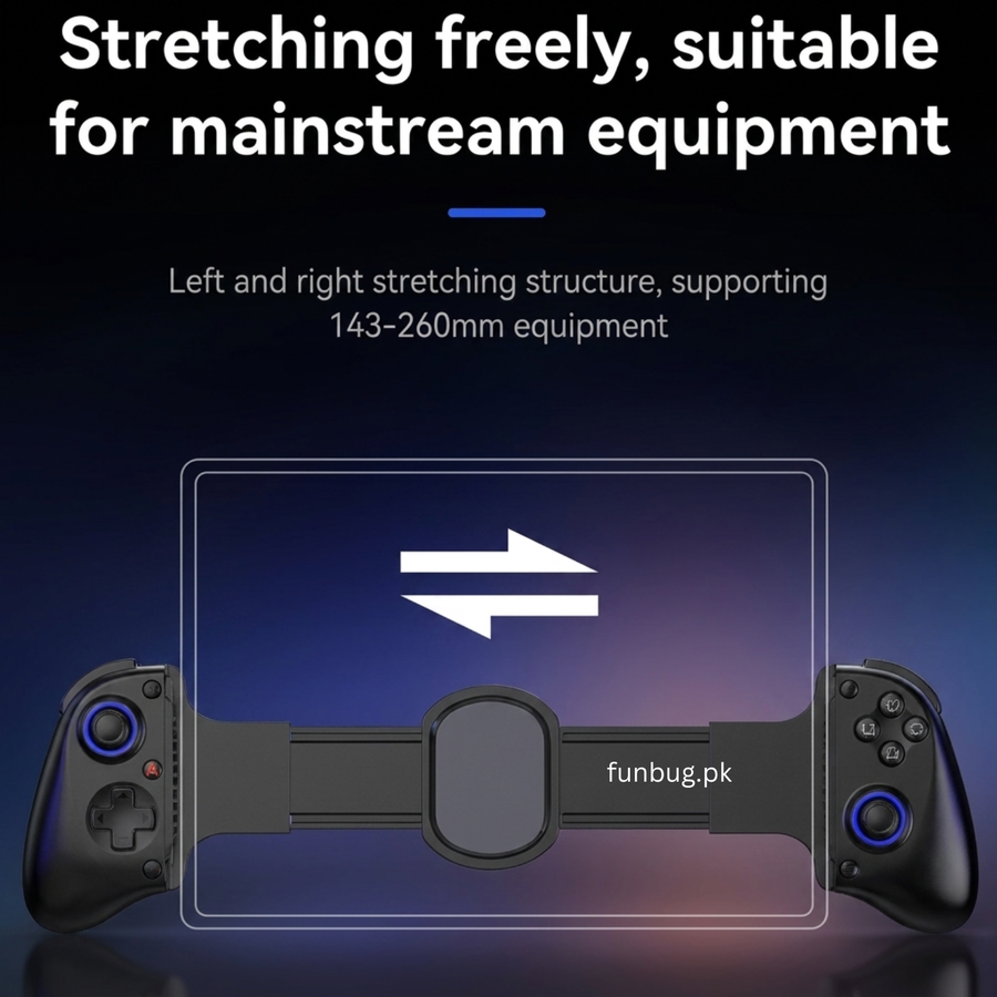 BSP D11 Bluetooth Gaming Controller for Mobile, Tablet, PC & Switch – FunBug gaming controller in Pakistan