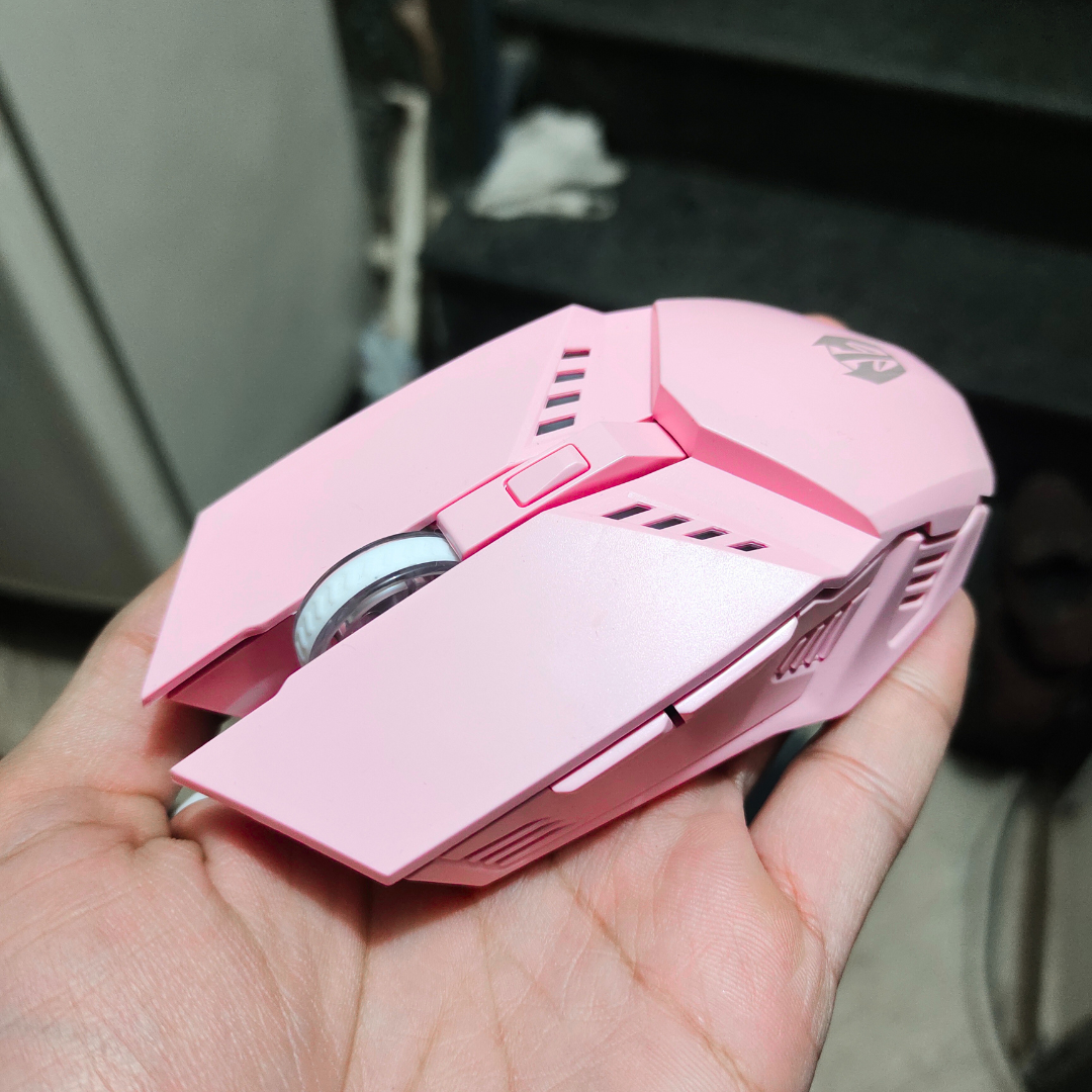 Pink Gaming Mouse